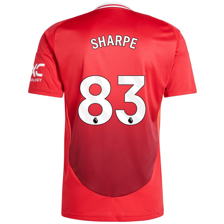 Børn Malachi Sharpe #83 Lyse Rødt Hjemmebane Spillertrøjer 2024/25 Trøje T-Shirt