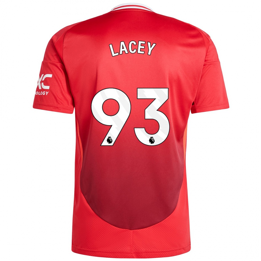 Børn Shea Lacey #93 Lyse Rødt Hjemmebane Spillertrøjer 2024/25 Trøje T-Shirt