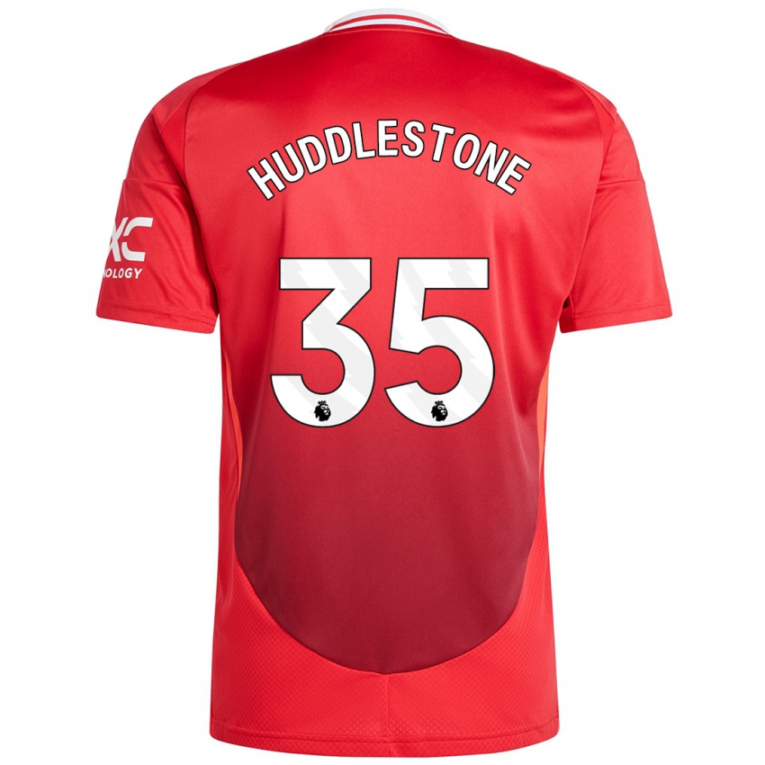 Børn Tom Huddlestone #35 Lyse Rødt Hjemmebane Spillertrøjer 2024/25 Trøje T-Shirt