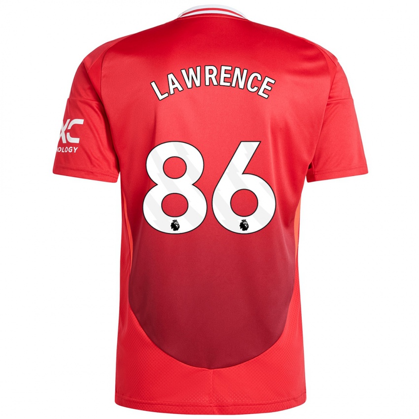 Børn Marcus Lawrence #86 Lyse Rødt Hjemmebane Spillertrøjer 2024/25 Trøje T-Shirt