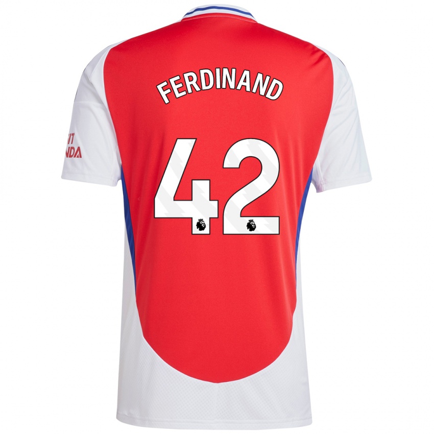 Børn Seb Ferdinand #42 Rød Hvid Hjemmebane Spillertrøjer 2024/25 Trøje T-Shirt