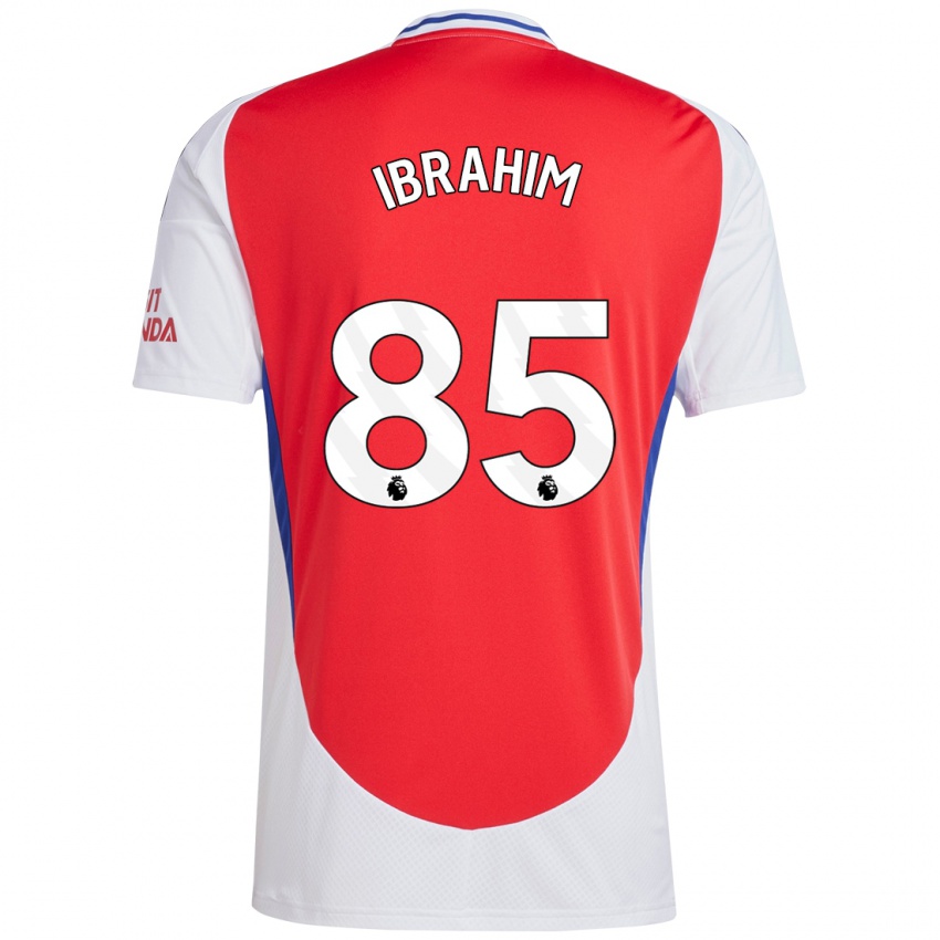 Børn Ife Ibrahim #85 Rød Hvid Hjemmebane Spillertrøjer 2024/25 Trøje T-Shirt