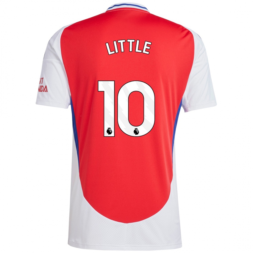 Børn Kim Little #10 Rød Hvid Hjemmebane Spillertrøjer 2024/25 Trøje T-Shirt