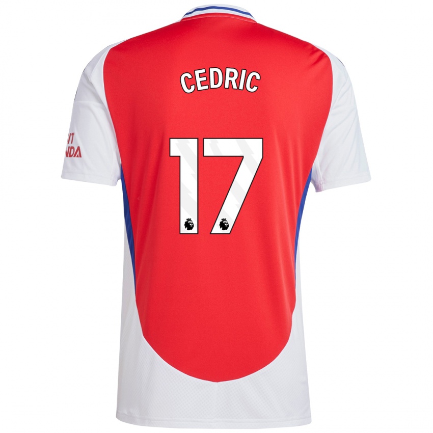 Børn Cedric Soares #17 Rød Hvid Hjemmebane Spillertrøjer 2024/25 Trøje T-Shirt