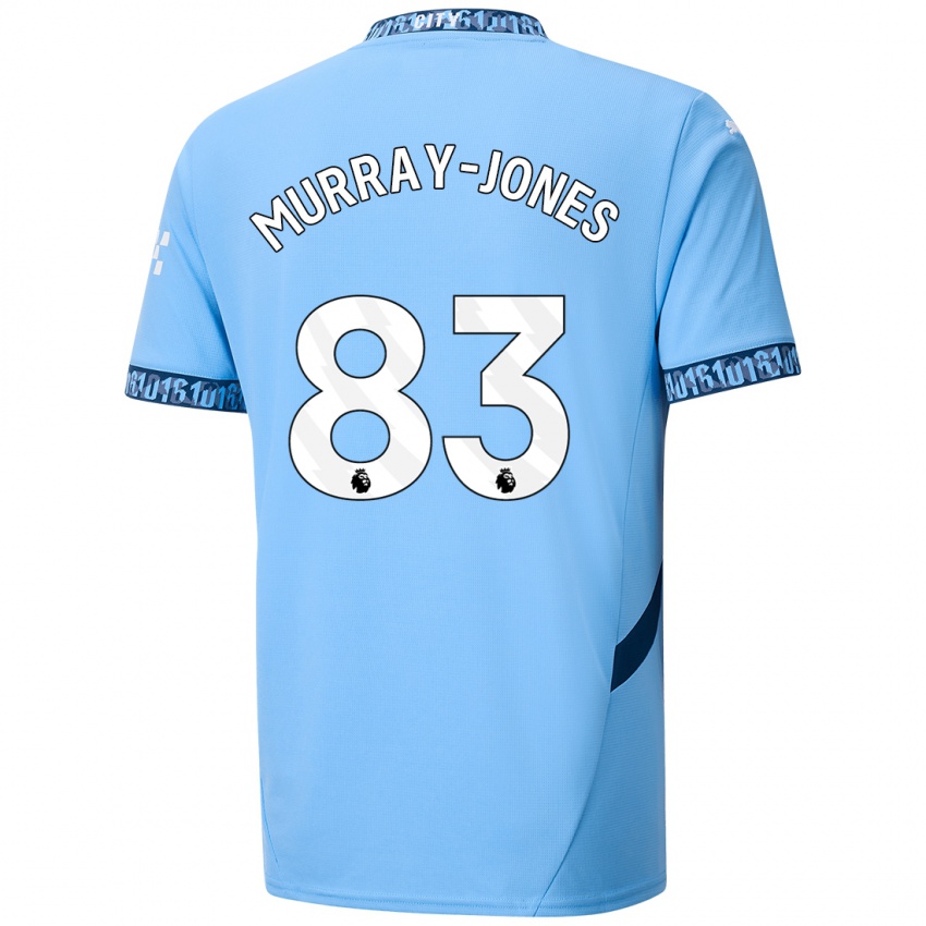 Børn George Murray-Jones #83 Marineblå Hjemmebane Spillertrøjer 2024/25 Trøje T-Shirt