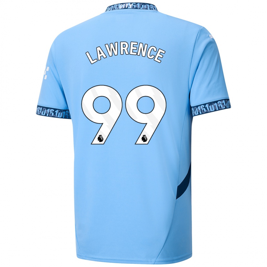 Børn Emilio Lawrence #99 Marineblå Hjemmebane Spillertrøjer 2024/25 Trøje T-Shirt