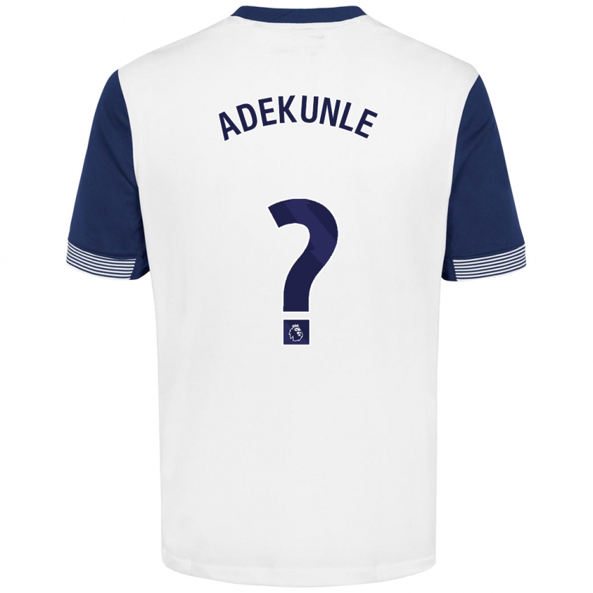 Børn Timileyin Adekunle #0 Hvid Blå Hjemmebane Spillertrøjer 2024/25 Trøje T-Shirt