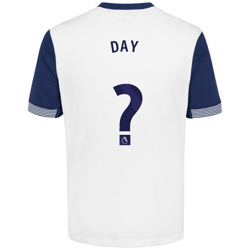 Børn Frankie Day #0 Hvid Blå Hjemmebane Spillertrøjer 2024/25 Trøje T-Shirt