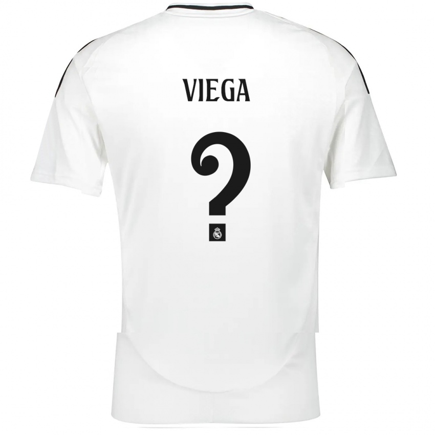 Børn Marcos Viega #0 Hvid Hjemmebane Spillertrøjer 2024/25 Trøje T-Shirt