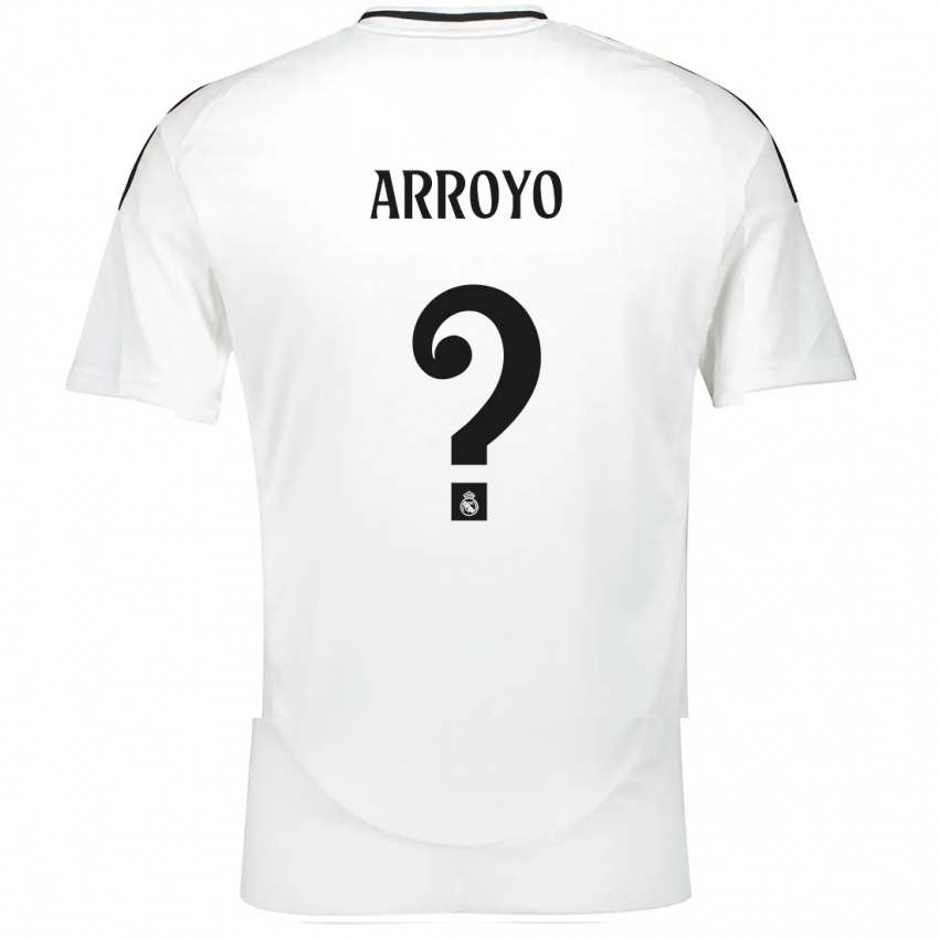 Børn Diego Arroyo #0 Hvid Hjemmebane Spillertrøjer 2024/25 Trøje T-Shirt