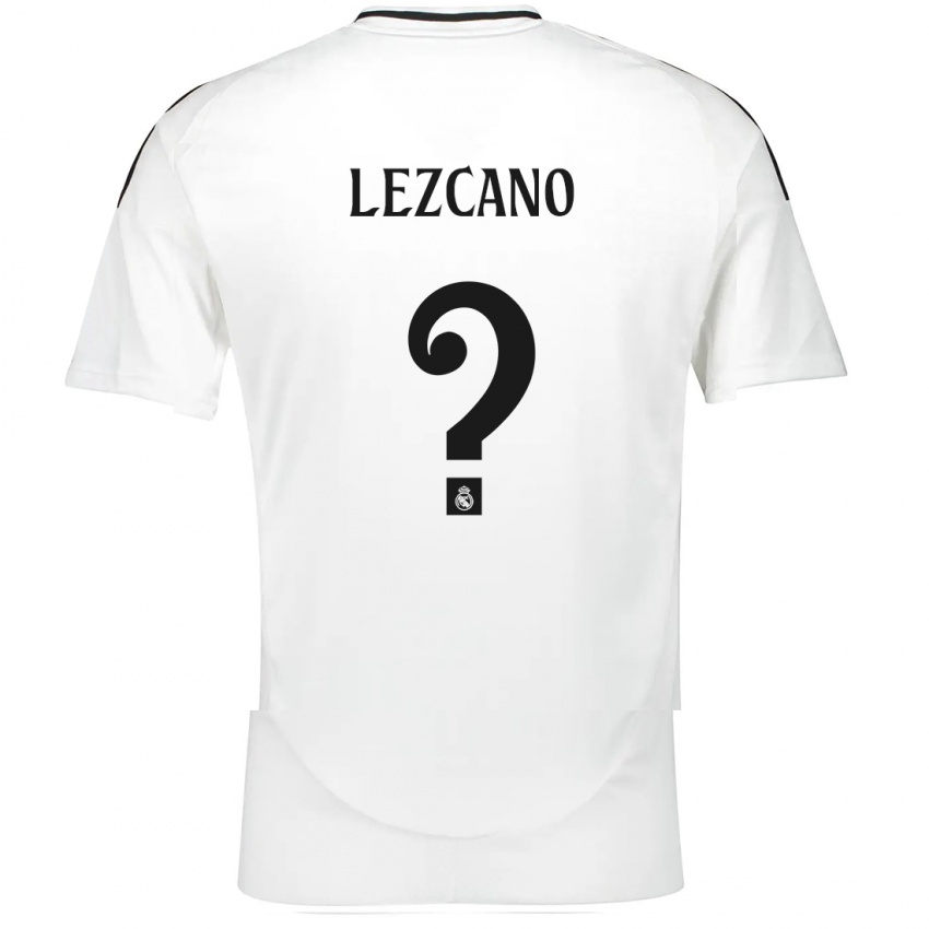 Børn Álvaro Lezcano #0 Hvid Hjemmebane Spillertrøjer 2024/25 Trøje T-Shirt