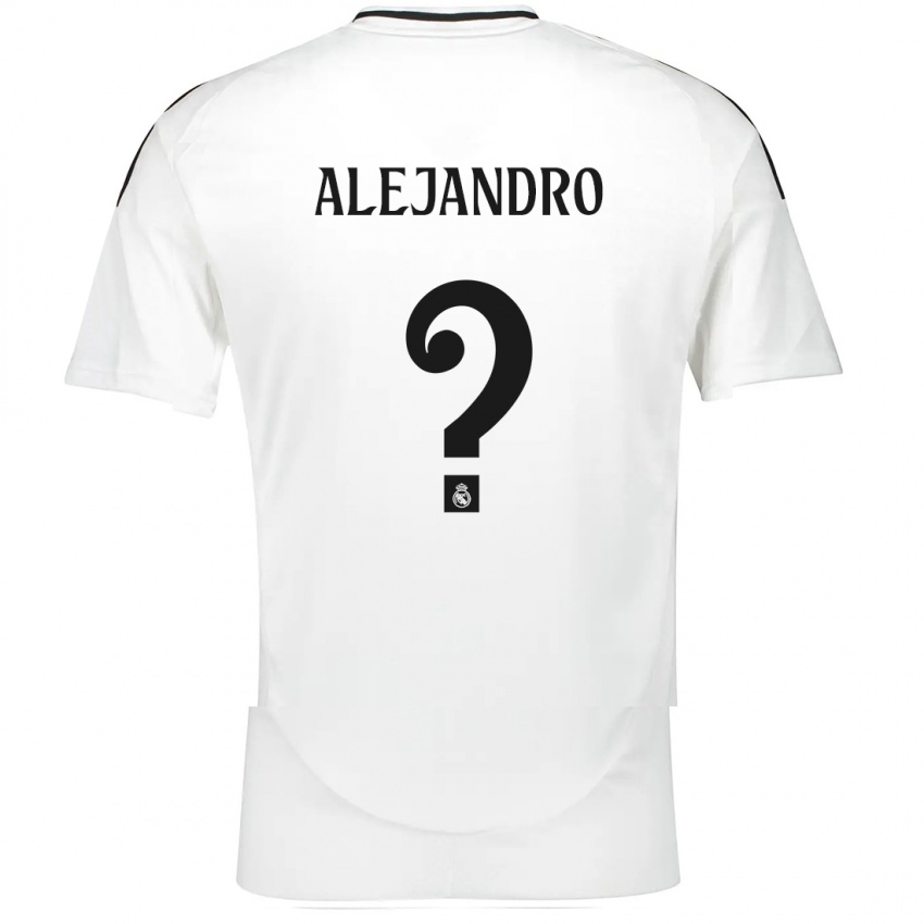 Børn Alejandro Hernández #0 Hvid Hjemmebane Spillertrøjer 2024/25 Trøje T-Shirt