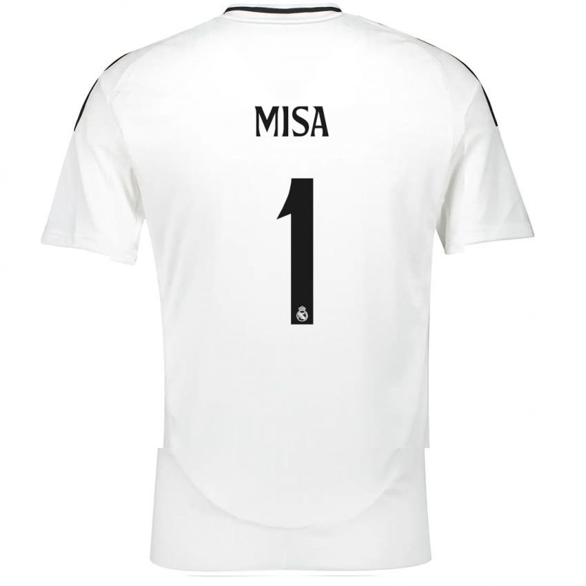 Børn Misa Rodríguez #1 Hvid Hjemmebane Spillertrøjer 2024/25 Trøje T-Shirt