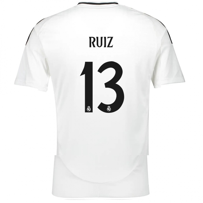 Børn Guillermo Ruiz #13 Hvid Hjemmebane Spillertrøjer 2024/25 Trøje T-Shirt