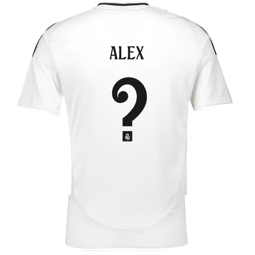 Børn Alex Sanchez #0 Hvid Hjemmebane Spillertrøjer 2024/25 Trøje T-Shirt