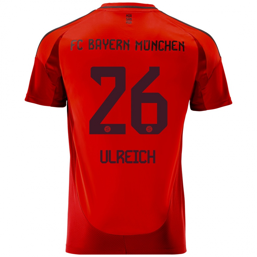 Børn Sven Ulreich #26 Rød Hjemmebane Spillertrøjer 2024/25 Trøje T-Shirt