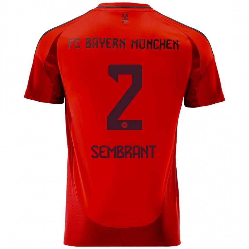 Børn Linda Sembrant #2 Rød Hjemmebane Spillertrøjer 2024/25 Trøje T-Shirt