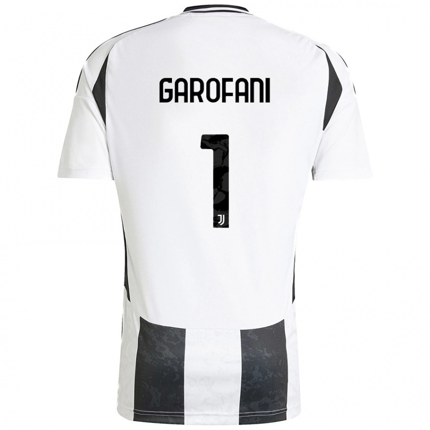 Børn Giovanni Garofani #1 Hvid Sort Hjemmebane Spillertrøjer 2024/25 Trøje T-Shirt