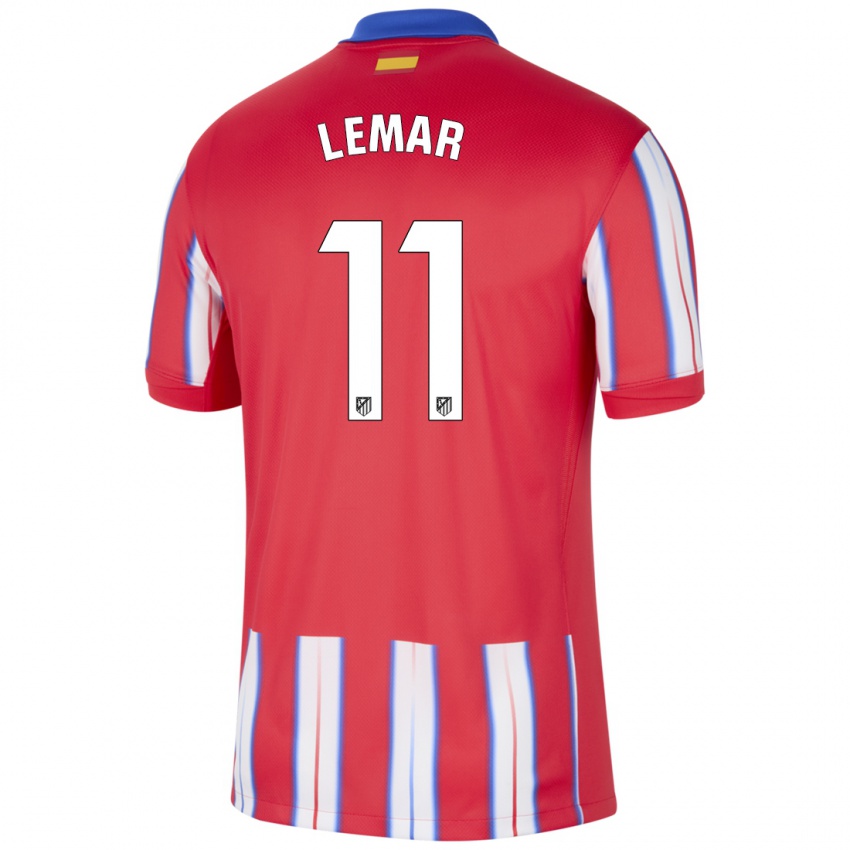 Børn Thomas Lemar #11 Rød Hvid Blå Hjemmebane Spillertrøjer 2024/25 Trøje T-Shirt