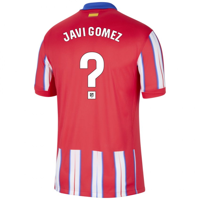 Børn Javi Gomez #0 Rød Hvid Blå Hjemmebane Spillertrøjer 2024/25 Trøje T-Shirt