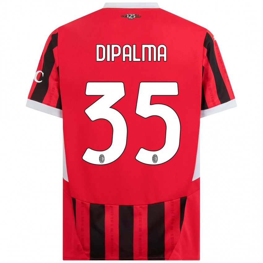 Børn Matteo Dipalma #35 Rød Sort Hjemmebane Spillertrøjer 2024/25 Trøje T-Shirt