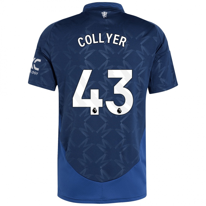 Børn Toby Collyer #43 Indigo Udebane Spillertrøjer 2024/25 Trøje T-Shirt