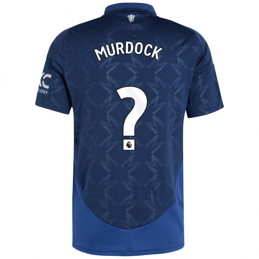 Børn Will Murdock #0 Indigo Udebane Spillertrøjer 2024/25 Trøje T-Shirt