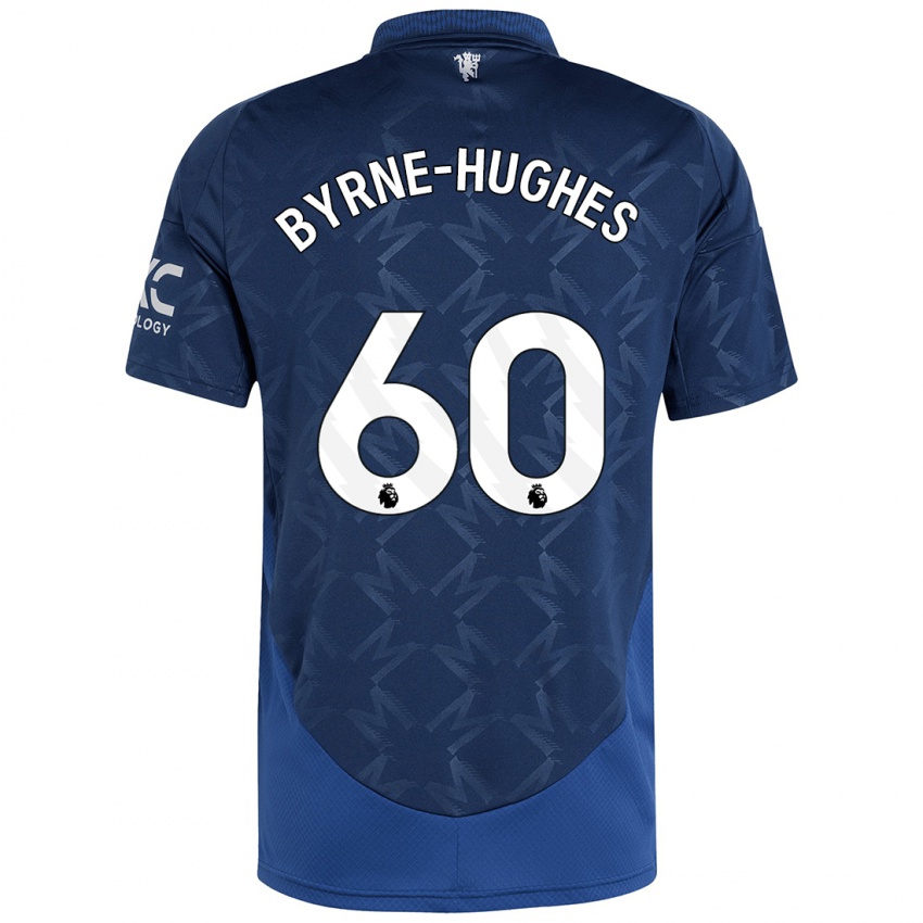 Børn Cameron Byrne-Hughes #60 Indigo Udebane Spillertrøjer 2024/25 Trøje T-Shirt