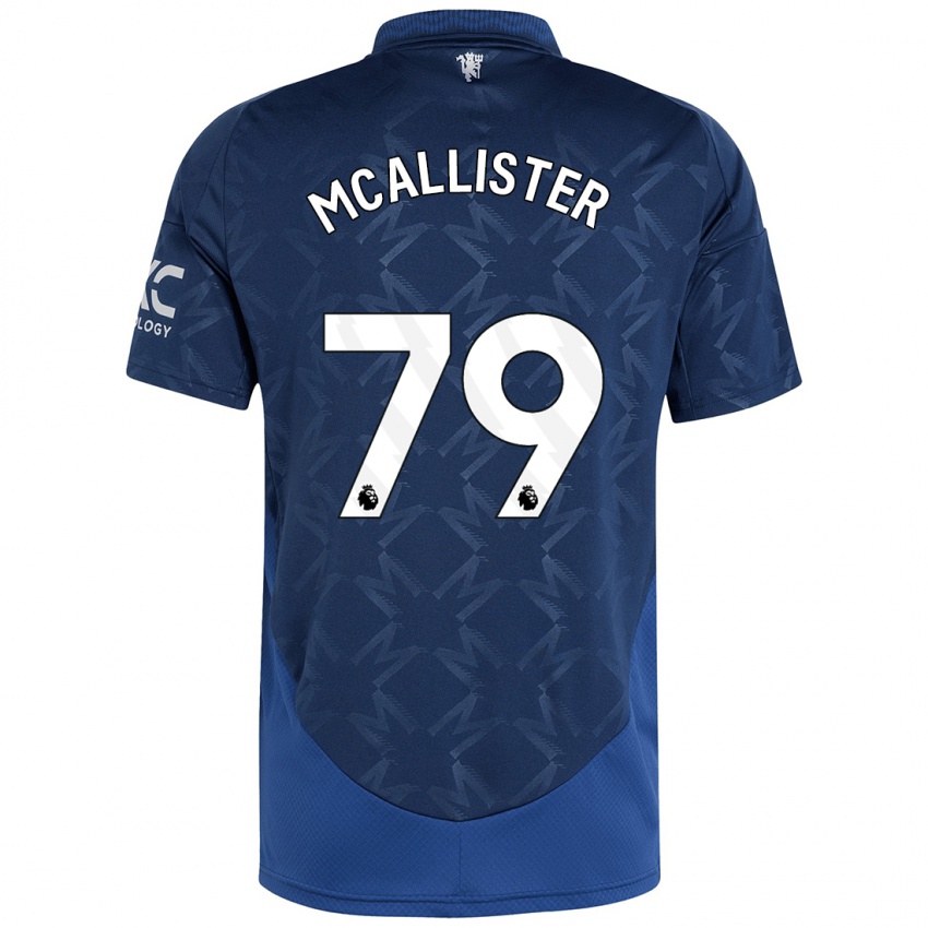 Børn Finley Mcallister #79 Indigo Udebane Spillertrøjer 2024/25 Trøje T-Shirt