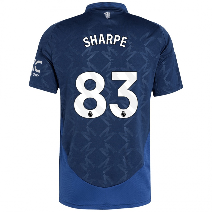 Børn Malachi Sharpe #83 Indigo Udebane Spillertrøjer 2024/25 Trøje T-Shirt