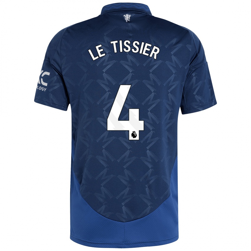 Børn Maya Le Tissier #4 Indigo Udebane Spillertrøjer 2024/25 Trøje T-Shirt