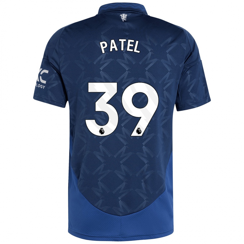 Børn Safia Middleton-Patel #39 Indigo Udebane Spillertrøjer 2024/25 Trøje T-Shirt