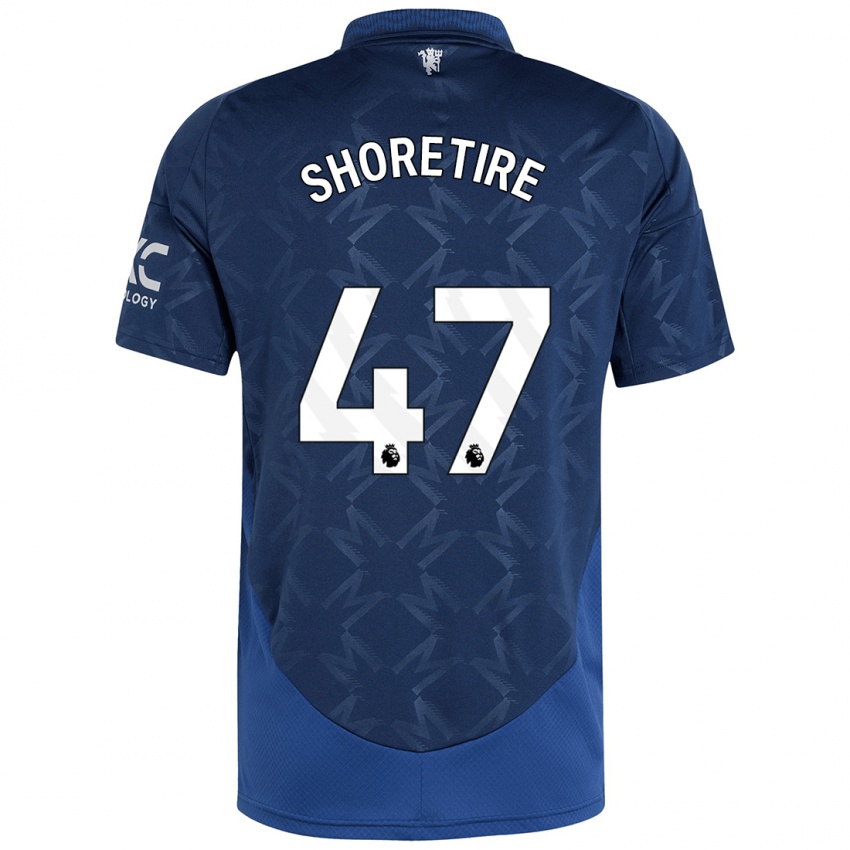 Børn Shola Shoretire #47 Indigo Udebane Spillertrøjer 2024/25 Trøje T-Shirt