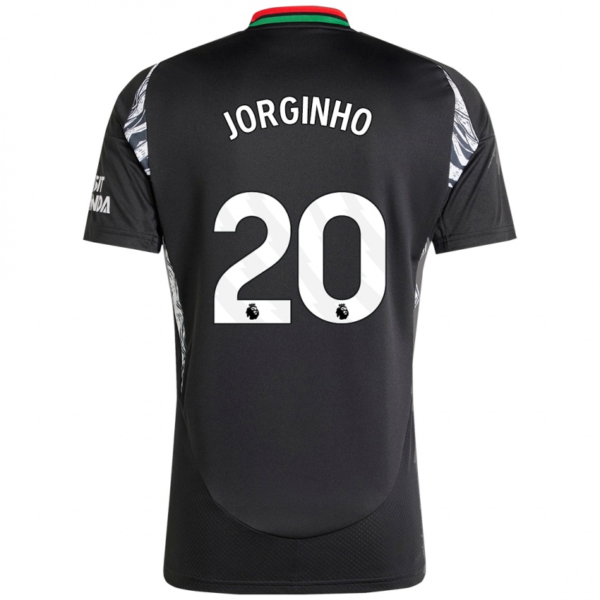 Børn Jorginho #20 Sort Udebane Spillertrøjer 2024/25 Trøje T-Shirt