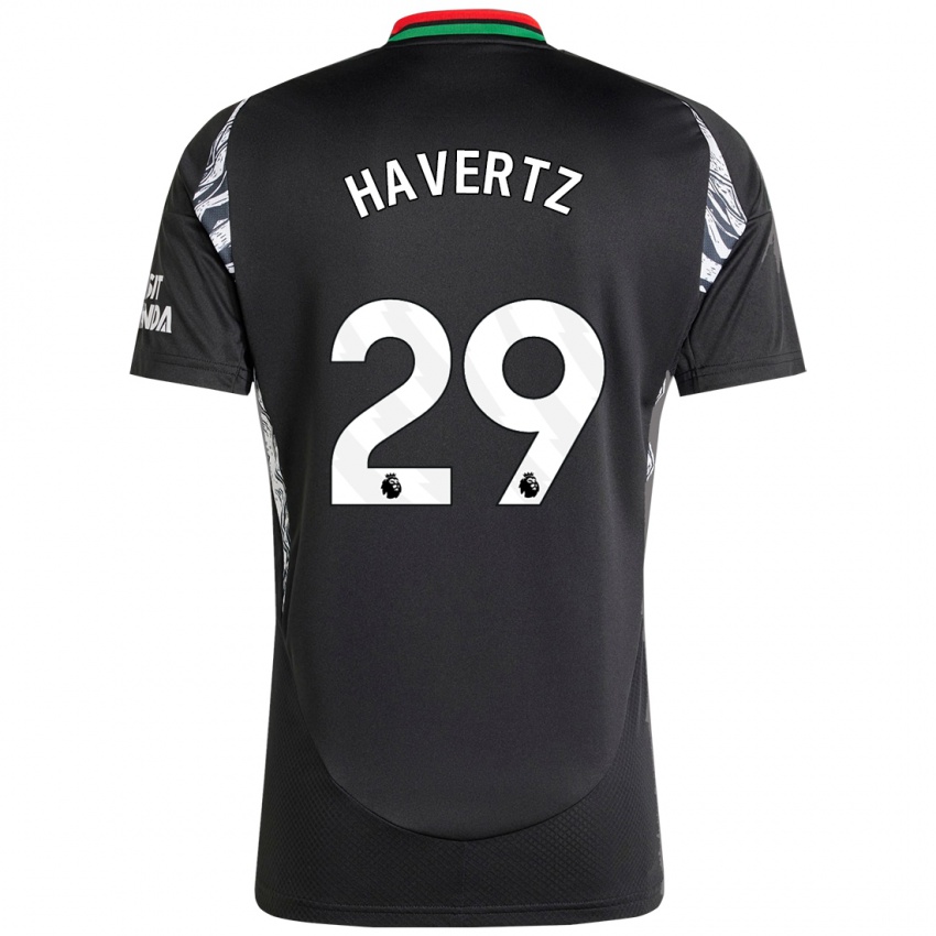 Børn Kai Havertz #29 Sort Udebane Spillertrøjer 2024/25 Trøje T-Shirt