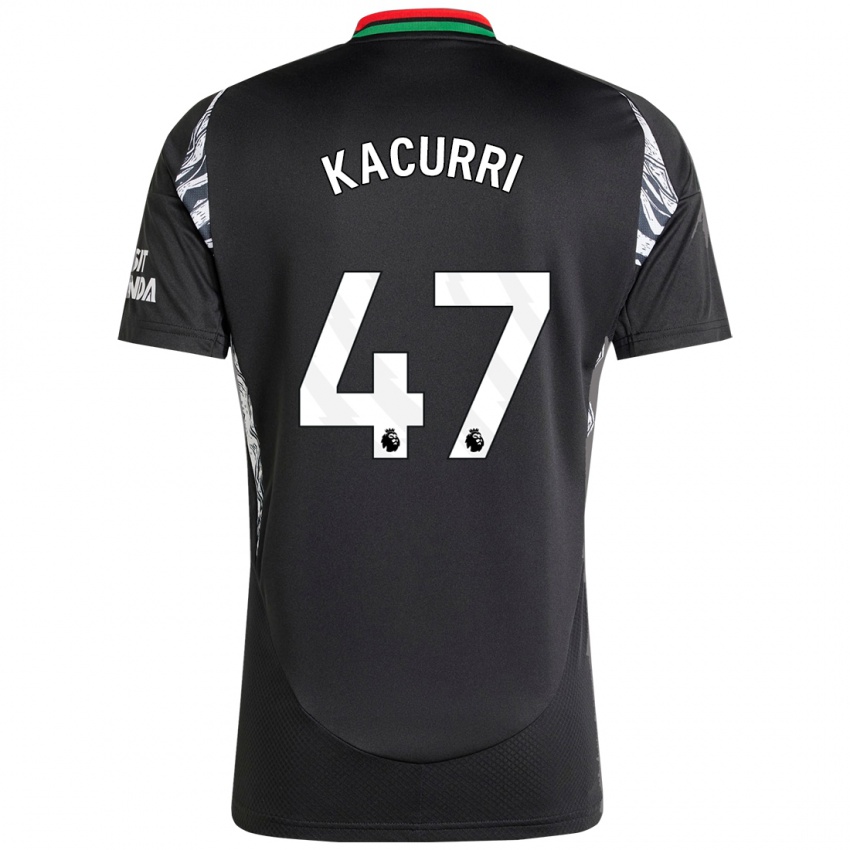 Børn Maldini Kacurri #47 Sort Udebane Spillertrøjer 2024/25 Trøje T-Shirt