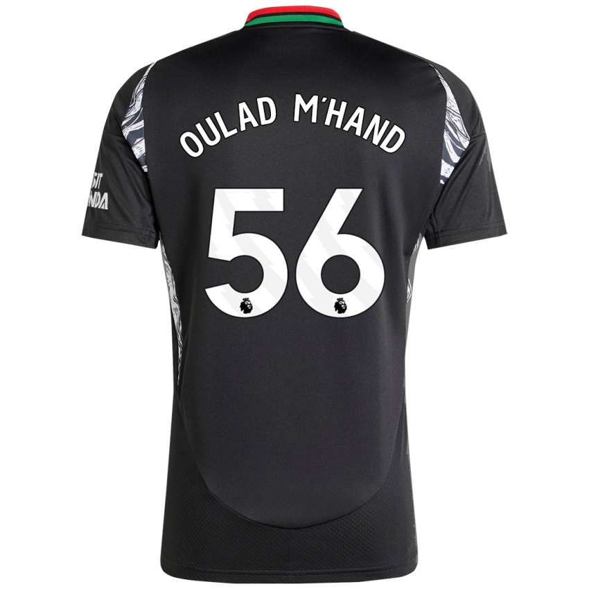 Børn Salah-Eddine Oulad M'hand #56 Sort Udebane Spillertrøjer 2024/25 Trøje T-Shirt