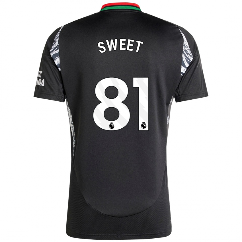 Børn Will Sweet #81 Sort Udebane Spillertrøjer 2024/25 Trøje T-Shirt