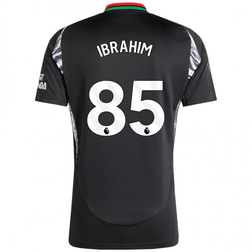 Børn Ife Ibrahim #85 Sort Udebane Spillertrøjer 2024/25 Trøje T-Shirt