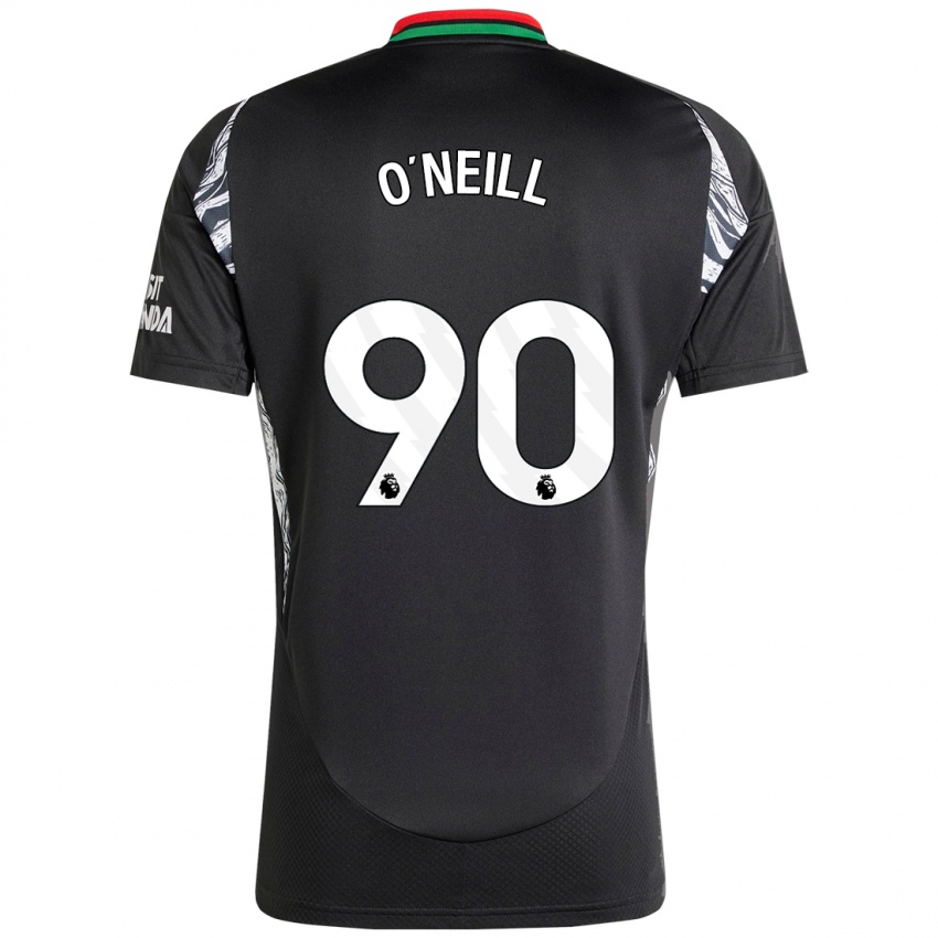 Børn Ceadach O'neill #90 Sort Udebane Spillertrøjer 2024/25 Trøje T-Shirt