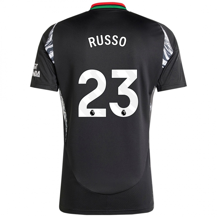 Børn Alessia Russo #23 Sort Udebane Spillertrøjer 2024/25 Trøje T-Shirt