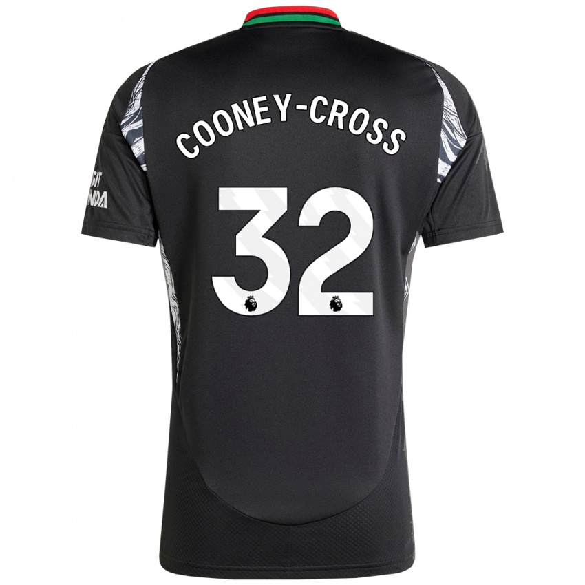 Børn Kyra Cooney-Cross #32 Sort Udebane Spillertrøjer 2024/25 Trøje T-Shirt