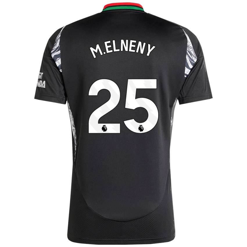 Børn Mohamed Elneny #25 Sort Udebane Spillertrøjer 2024/25 Trøje T-Shirt