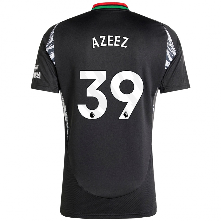 Børn Miguel Azeez #39 Sort Udebane Spillertrøjer 2024/25 Trøje T-Shirt