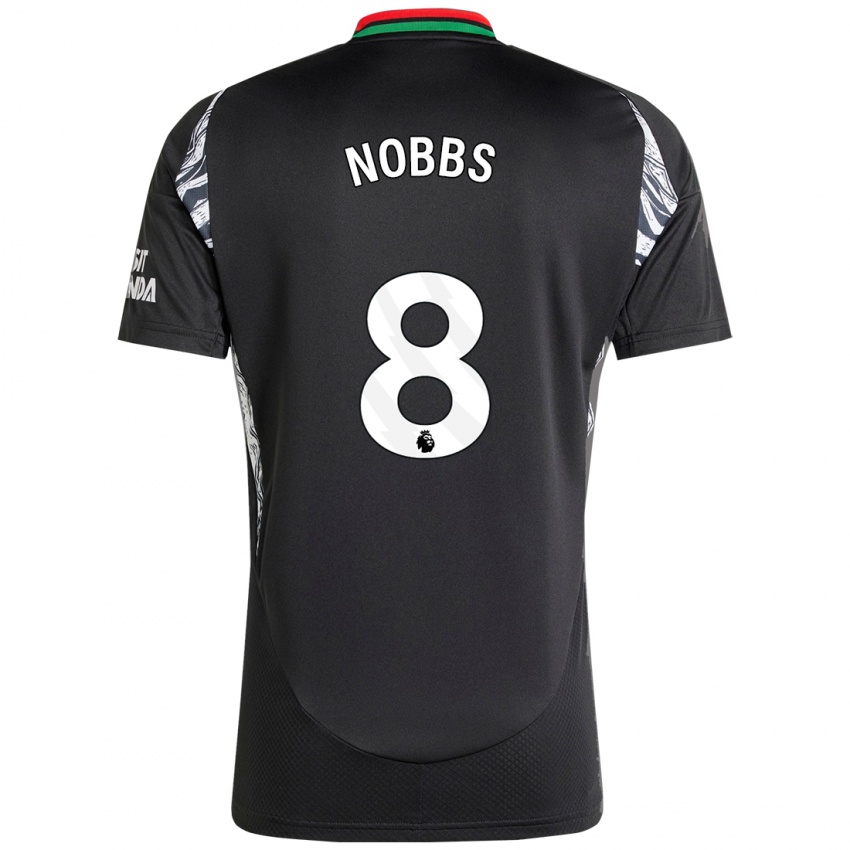 Børn Nobbs #8 Sort Udebane Spillertrøjer 2024/25 Trøje T-Shirt