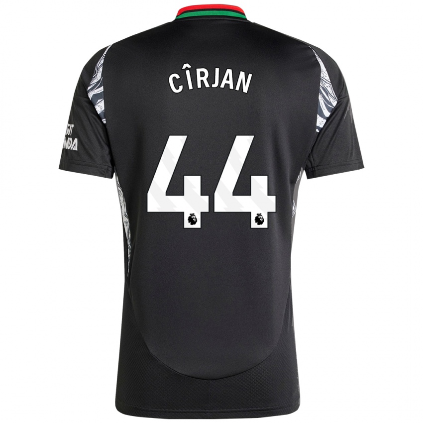 Børn Catalin Cîrjan #44 Sort Udebane Spillertrøjer 2024/25 Trøje T-Shirt