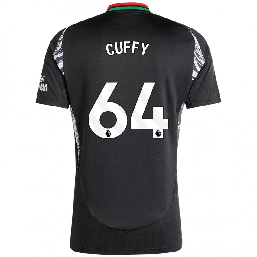 Børn Brooke Norton Cuffy #64 Sort Udebane Spillertrøjer 2024/25 Trøje T-Shirt