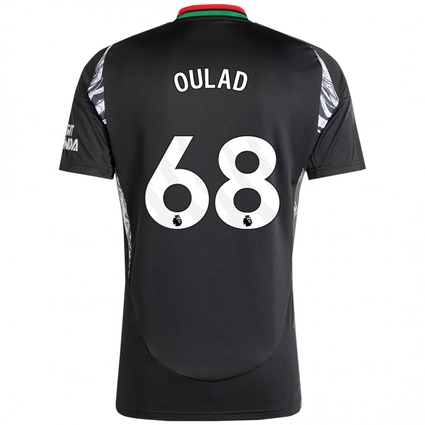 Børn Salah-Eddine Oulad M'hand #68 Sort Udebane Spillertrøjer 2024/25 Trøje T-Shirt