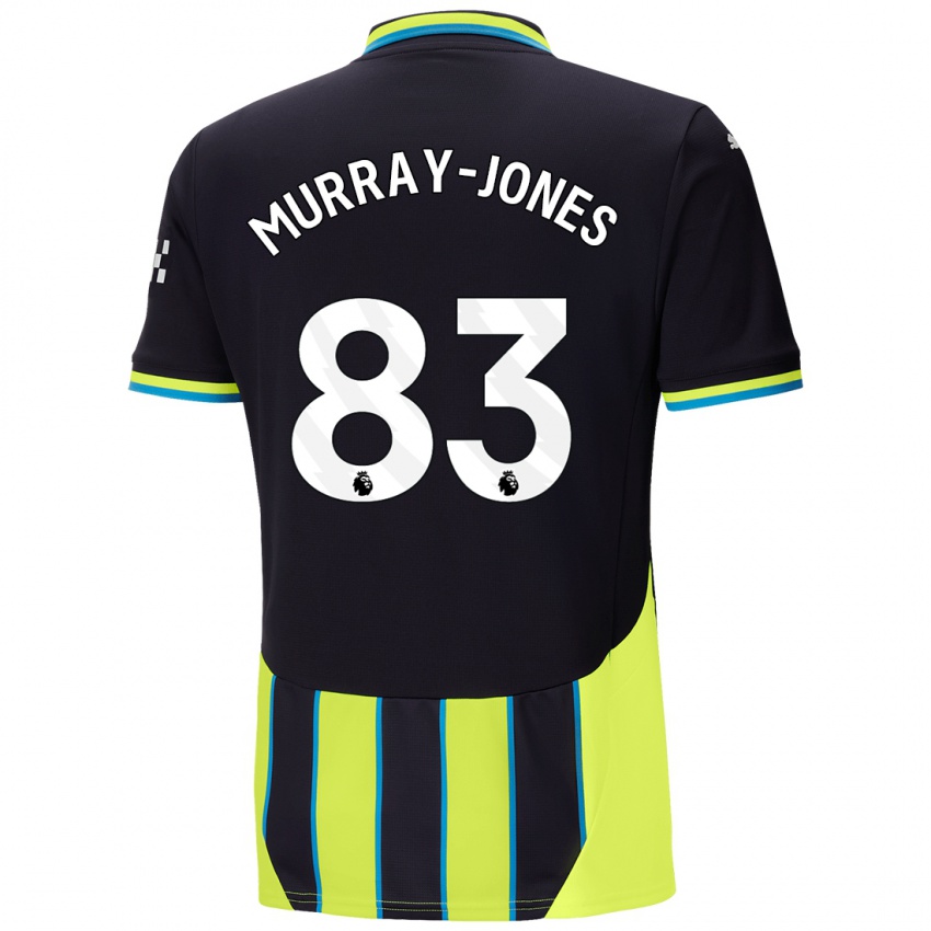 Børn George Murray-Jones #83 Blå Gul Udebane Spillertrøjer 2024/25 Trøje T-Shirt