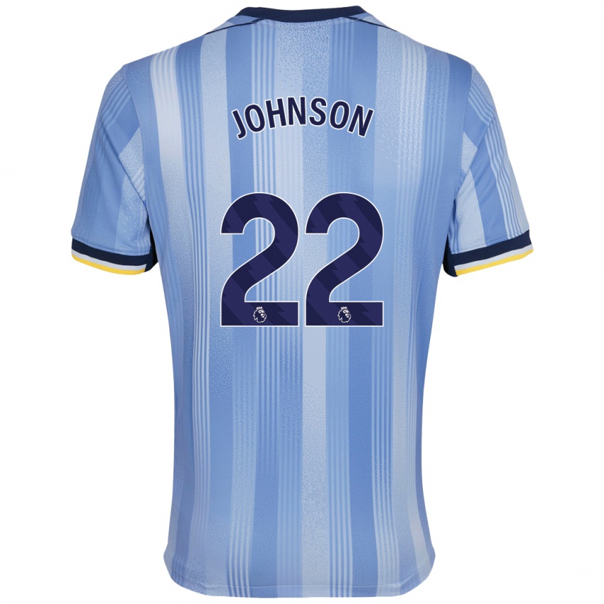 Børn Brennan Johnson #22 Lyseblå Udebane Spillertrøjer 2024/25 Trøje T-Shirt